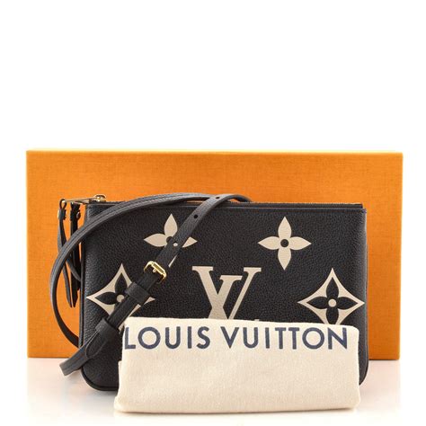 louis vuitton double zip pochette bicolor|louis vuitton double crossbody bag.